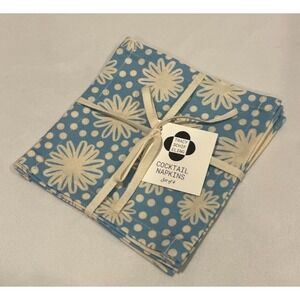 tracy schifeling snow cap daisy cocktail napkins set of 4